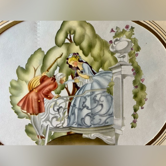 Vintage 1941 Milton A. Bleier & Co. French Provincial Water color print - Picture 3 of 8